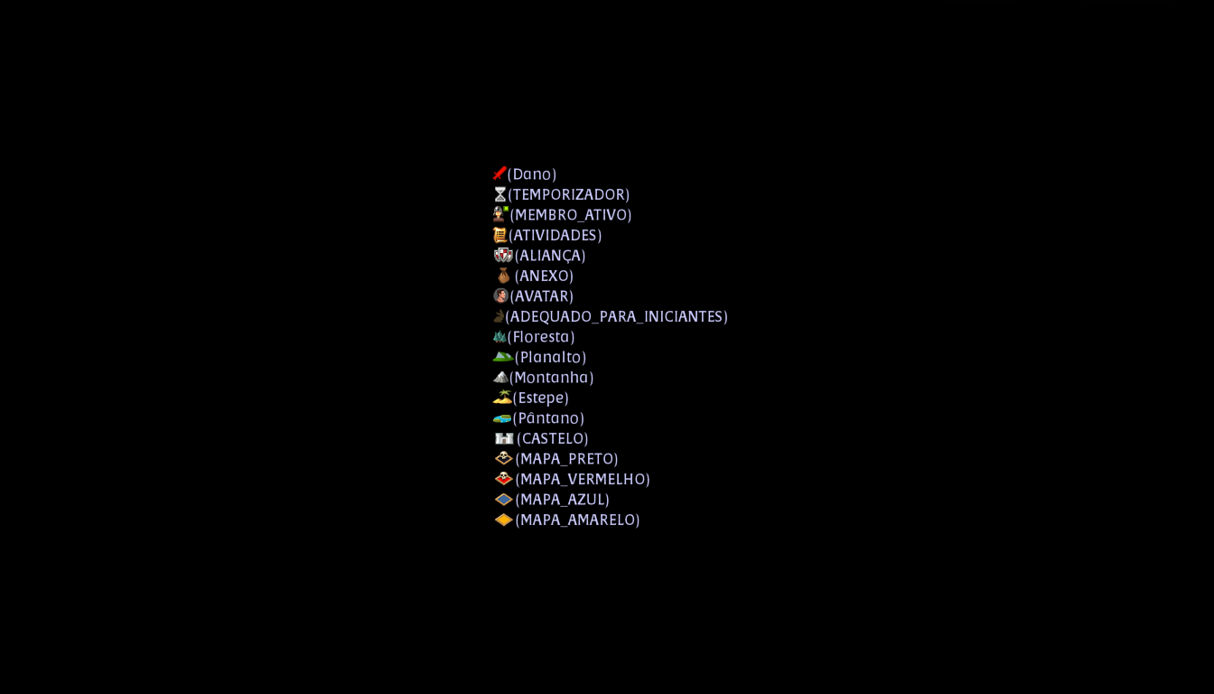 Lista Completa de Ícones do Albion Online [2025]