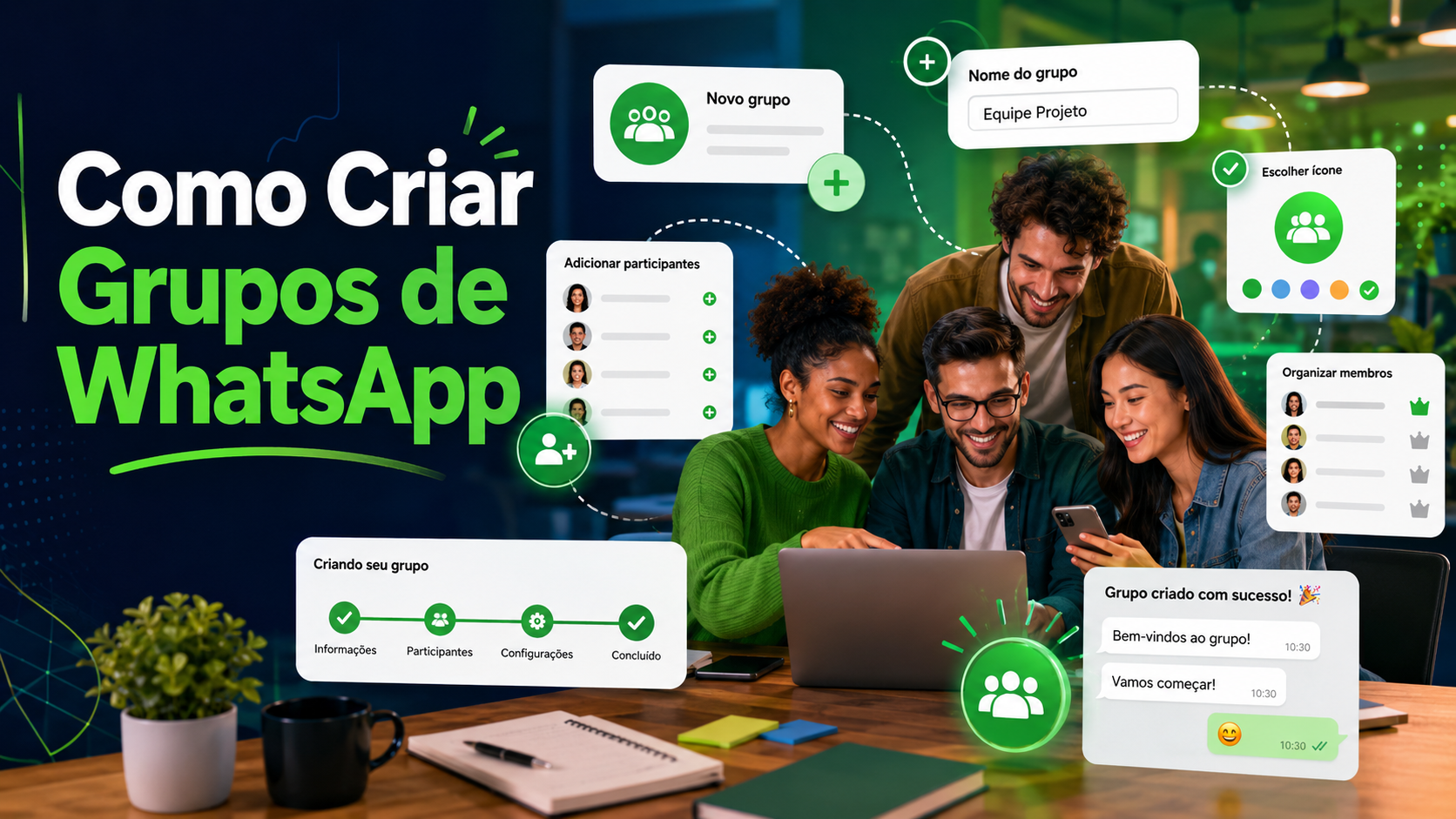Como Criar Grupos de WhatsApp [2026]