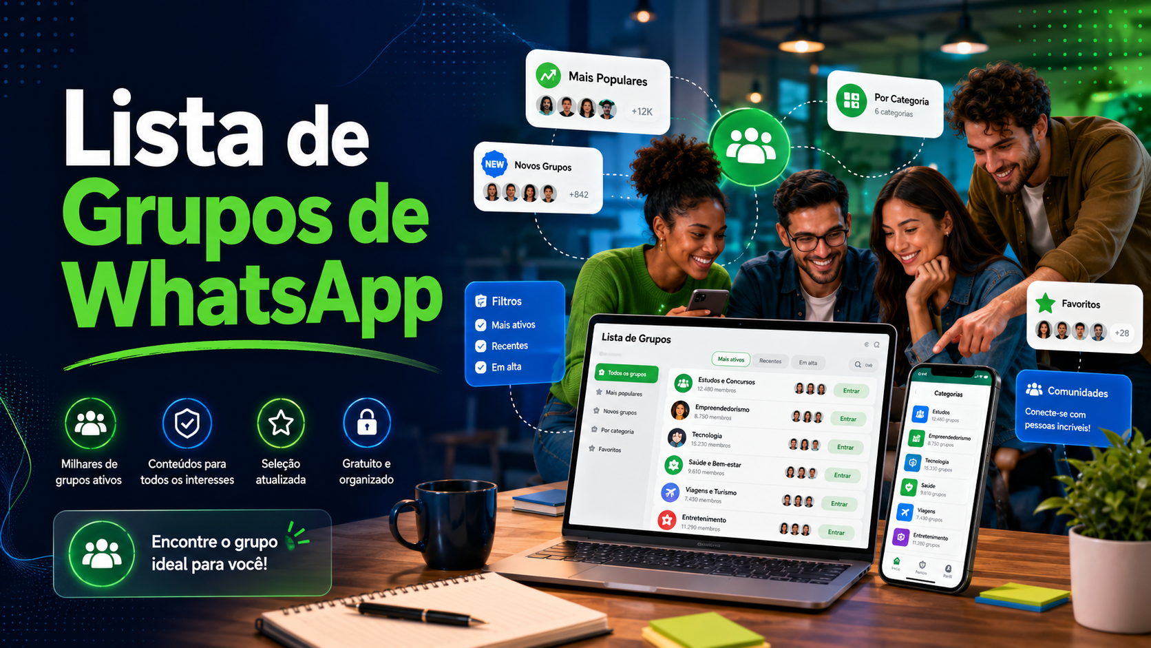 Lista de Grupos de WhatsApp [2026]