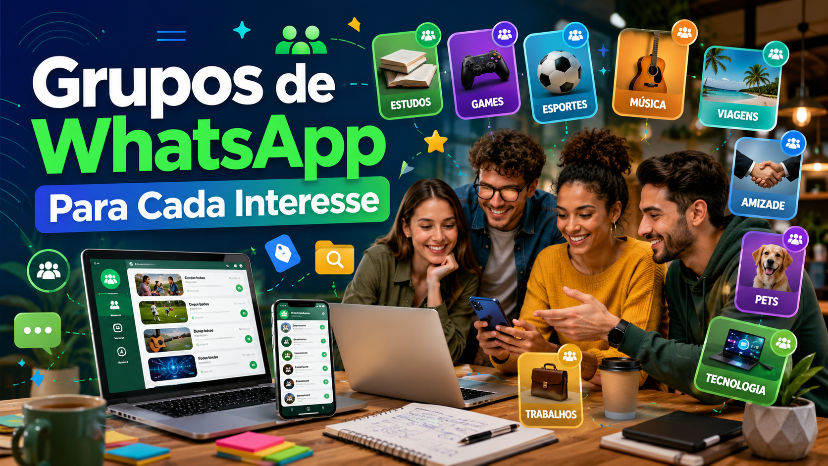 Grupos de WhatsApp Para Cada Interesse [2026]
