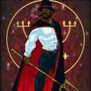 Tarot, runas Exu Veludo