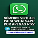 NÚMEROS VIRTUAIS PARA WHATSAPP
