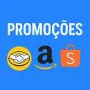 Promocoes,  Amazon, mercado Livre e Shop