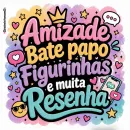 Amizade bate papo figurinhas e muita resenha