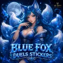 Blue Fox Duels Stickres