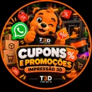 Grupo de WhatsApp Cupons e Promoções Impressão 3D